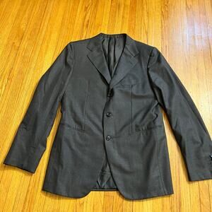 Sartoria Partenopea Napoli Blazer Men EU 52 US 42 Gray 3 Button Wool Coat Jacket